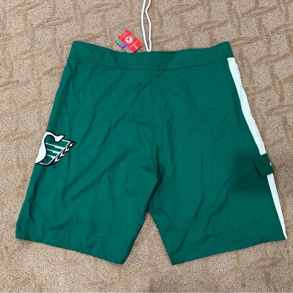 Saskatchewan Rough Riders CFL Football Shorts - Picture 4 of 9